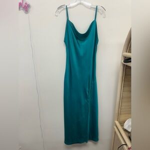 Chic Teal Maxi Dress